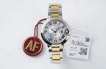 AF Factory Ballon Bleu de Cartier 33MM Two-tone Gold Bracelet Women Watch replica vs homage watches explained
